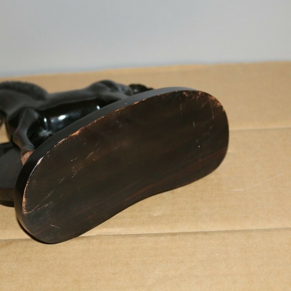 Hand carved wooden figure horse animal figurine - Picture 6 of 8